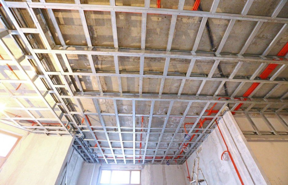 Двойной металлический каркас Кнауф