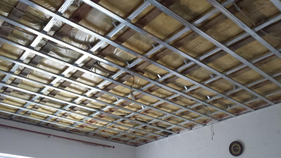 Обрешетка потолка