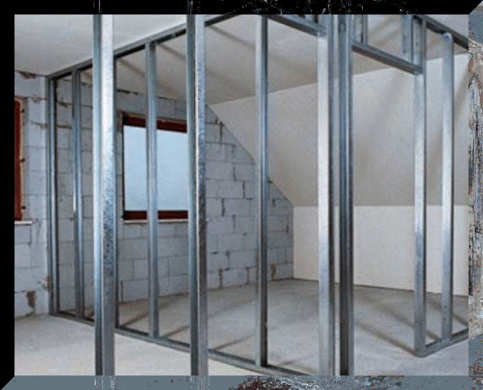 Схема монтажа гипрочного профиля