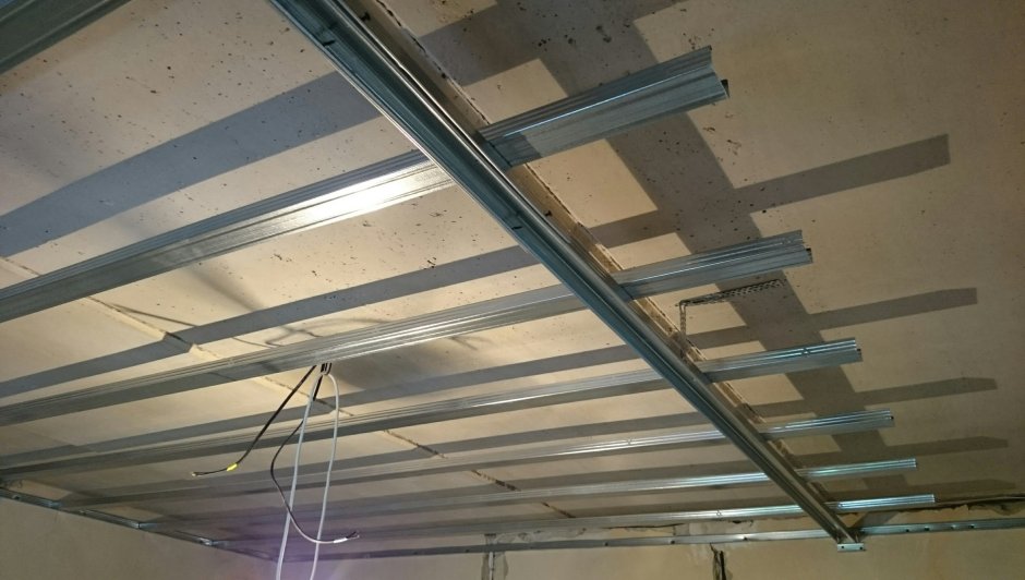 Перегородки ГКЛ Кнауф схема каркаса