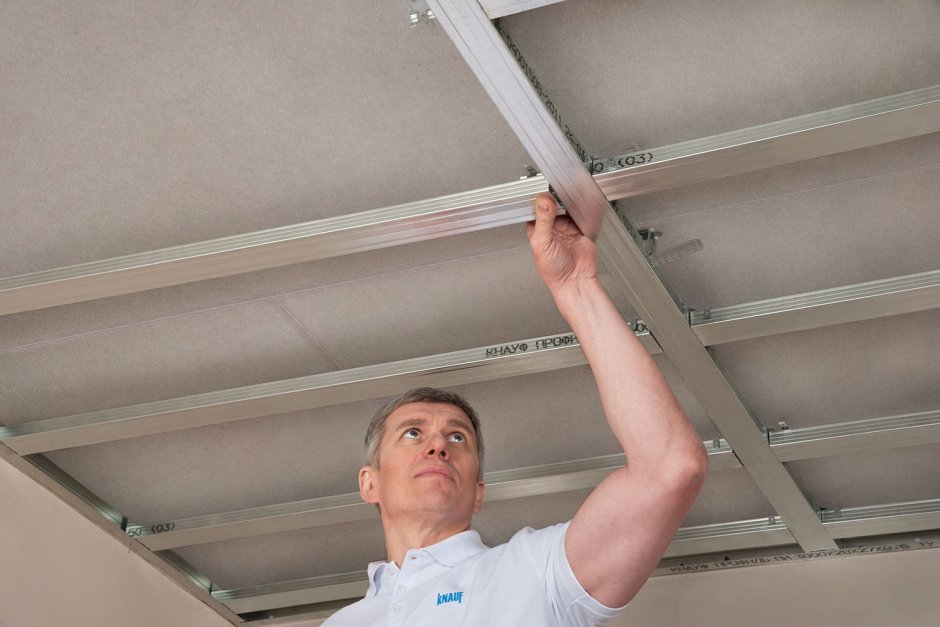 Потолок ГКЛ 2 ярус