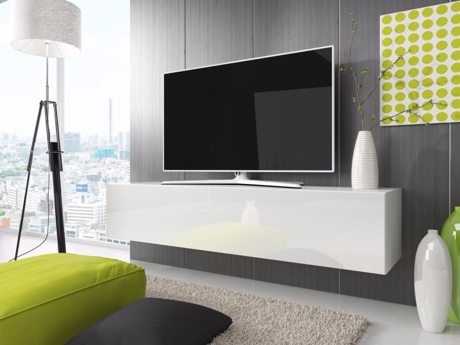 Подвесная полка под телевизор