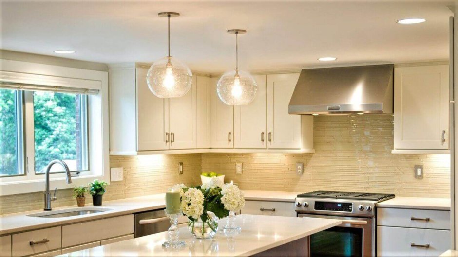 Освещение кухни варианты
