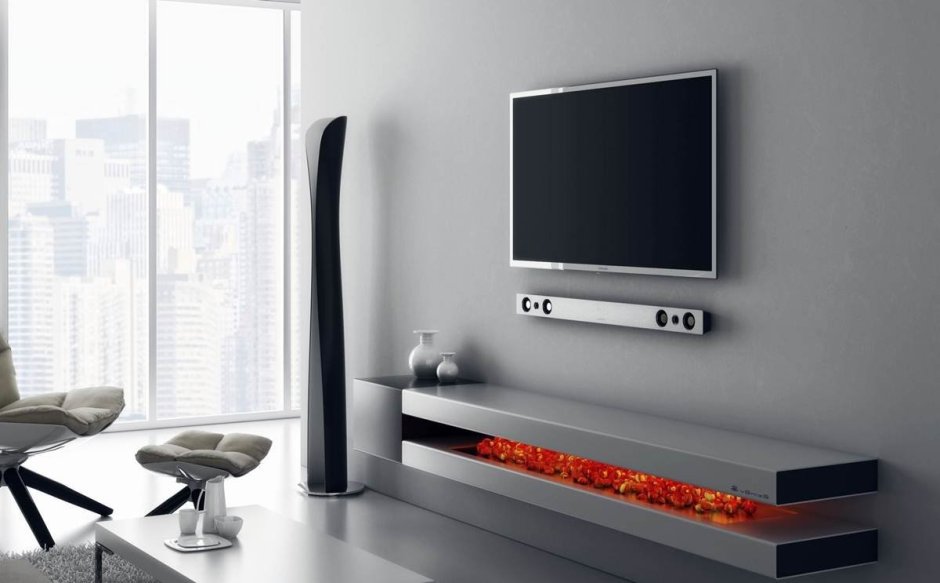 Полка под телевизор в гостиную