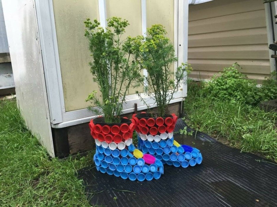 Декор пластмассового ящика