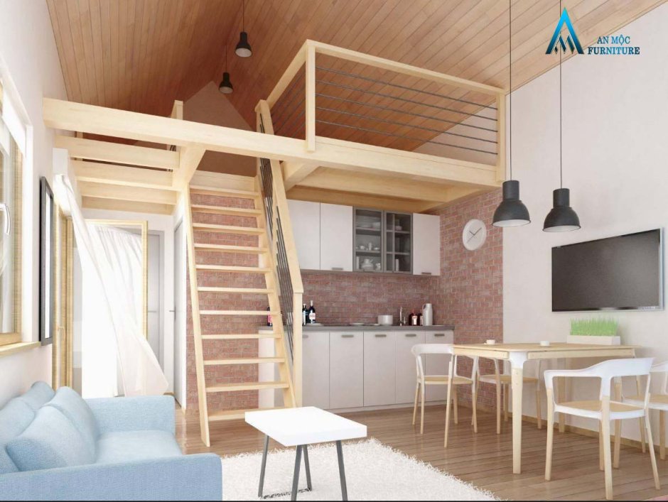 Каркасный дом студия