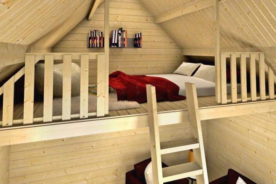 Дачный дом с полатями