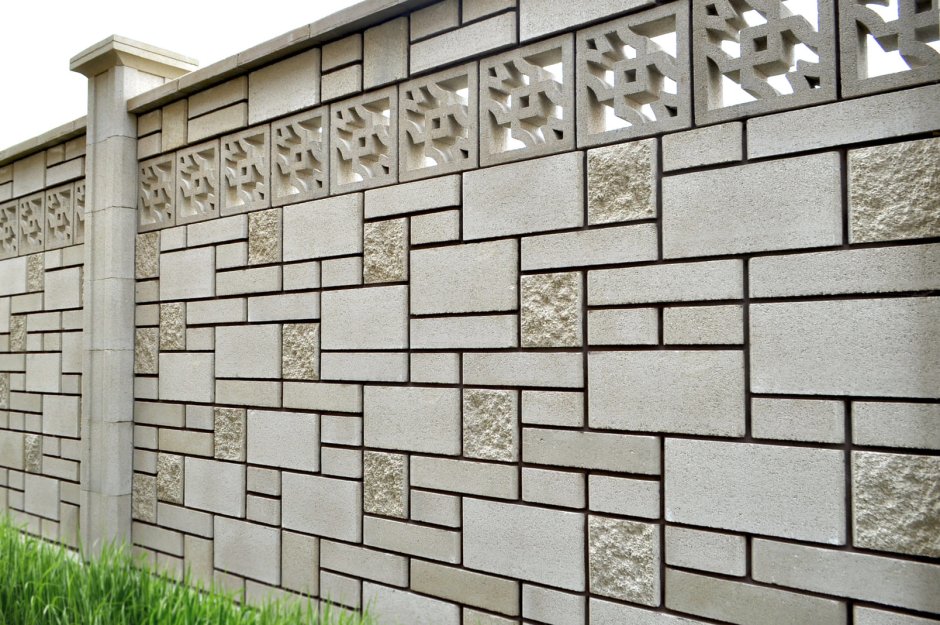 Декоративные бетонные блоки