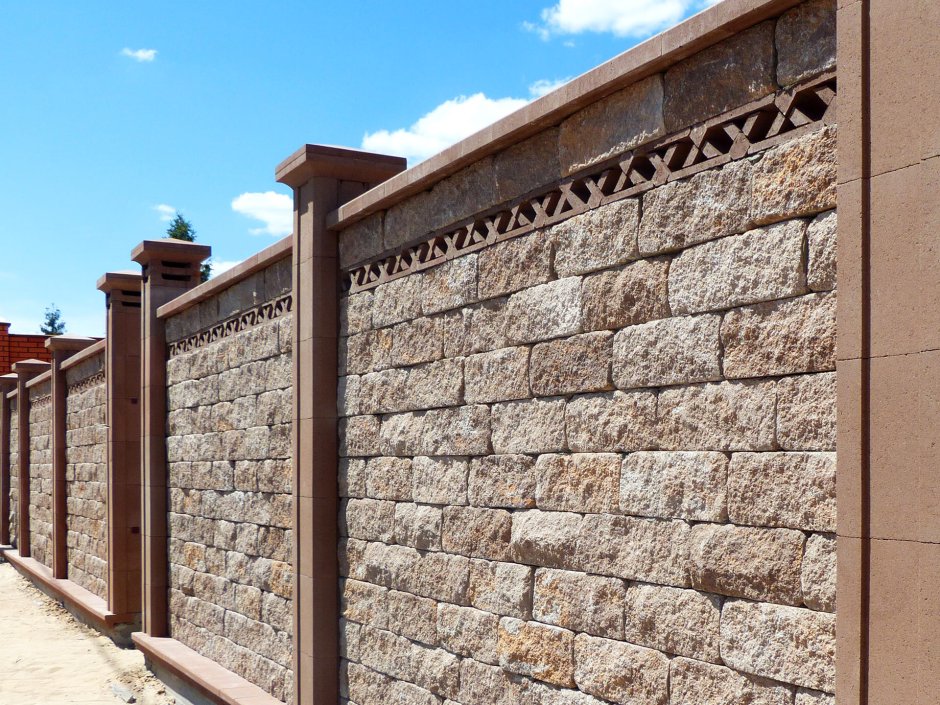 Красивый забор из бессера