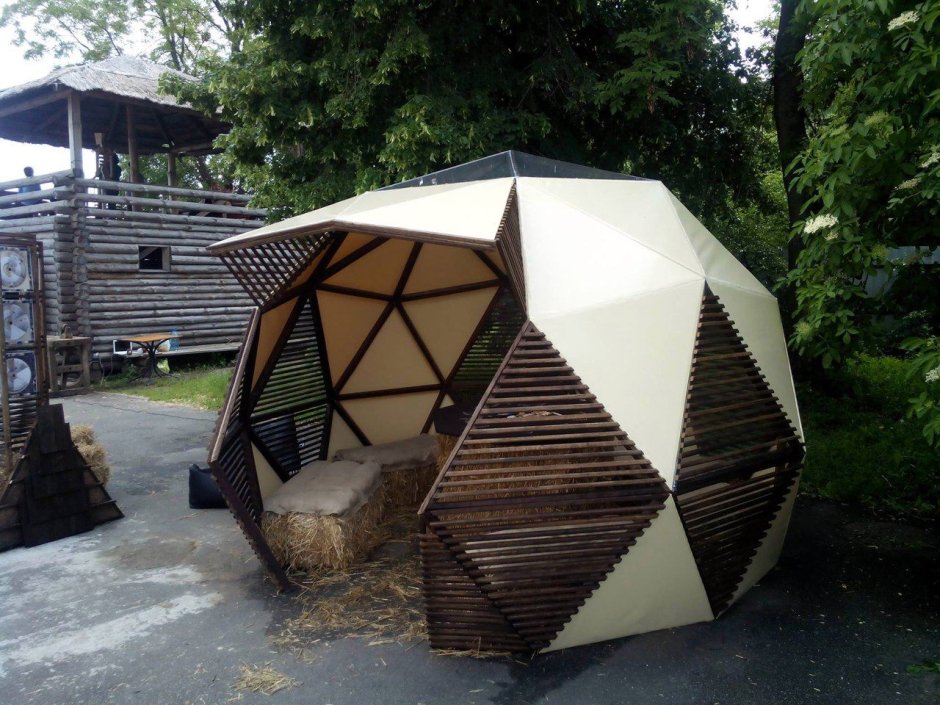 Беседка сфера геокупол