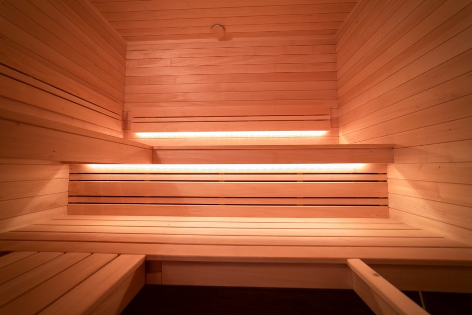 Подсветка пологов в парилке