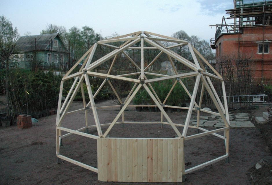 Теплица купол Фуллера