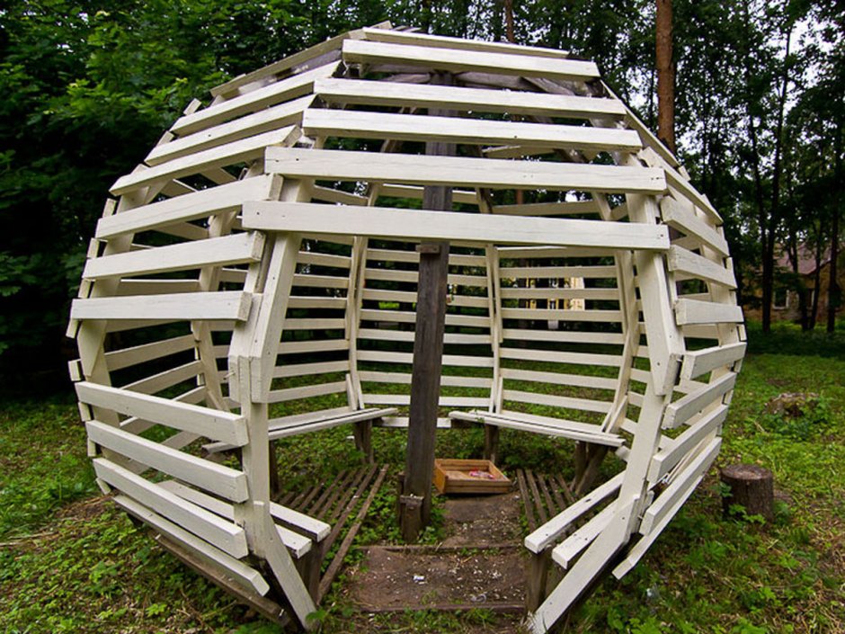 Беседки необычной формы