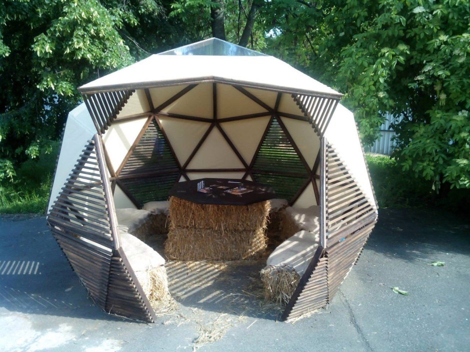 Беседка геокупол
