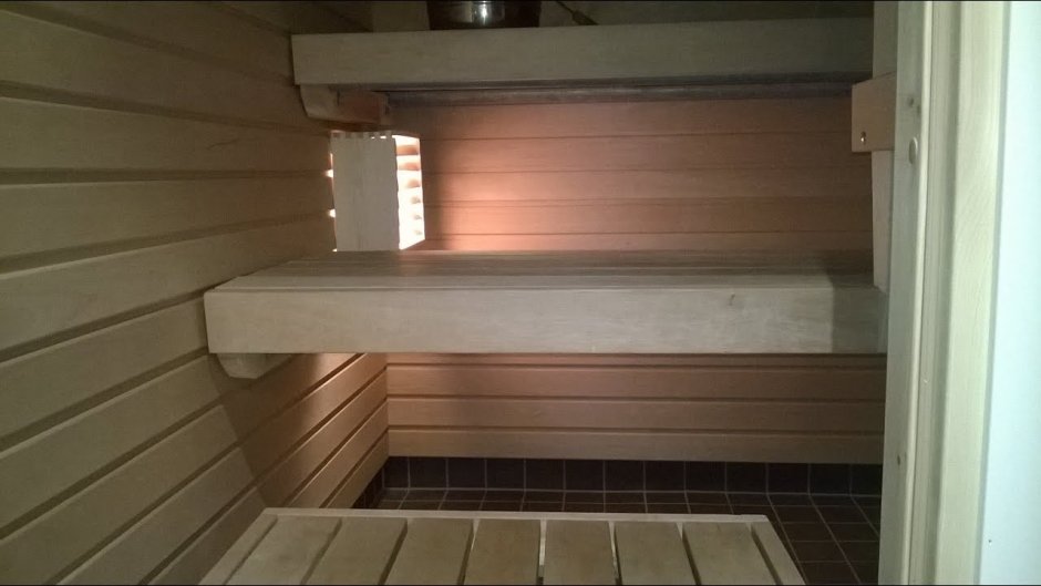 Парящий полок для бани