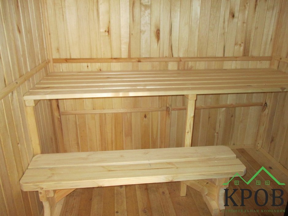 Полки в парилке своими