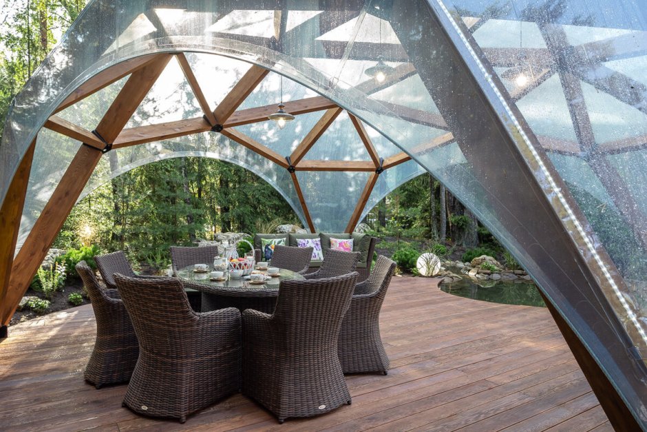 Деревянный шатер Alpbau