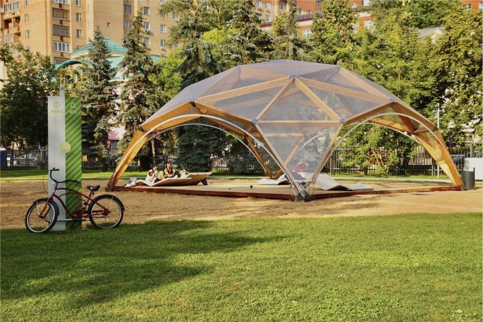 Деревянный шатер Alpbau