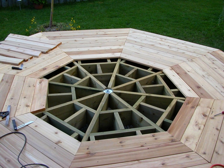 Беседка октагон с куполом