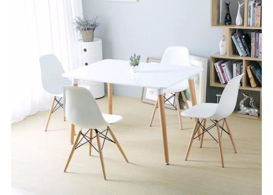 Обеденная зона в скандинавском стиле