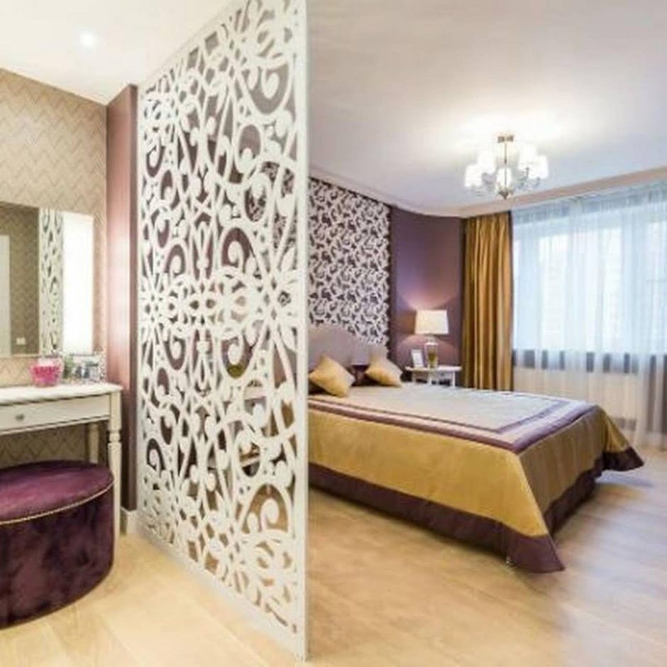 Перегородки для зонирования пространства в комнате