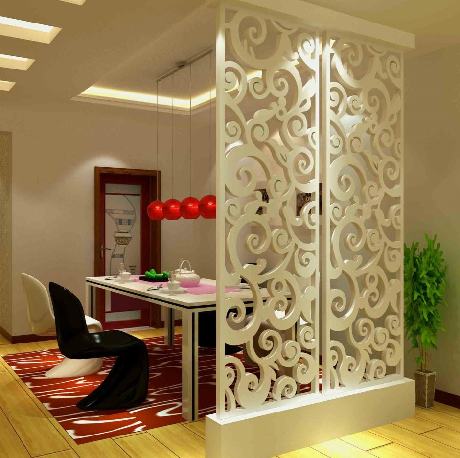 Перегородки внутрикомнатные зональные