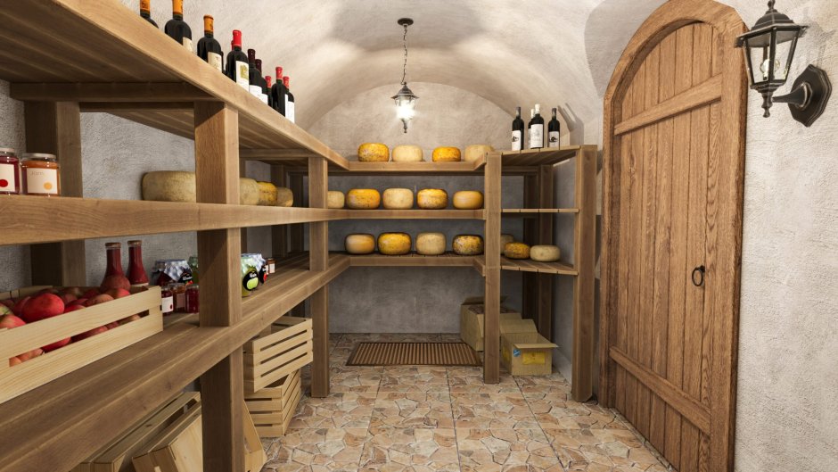 Хранение овощей в кладовке