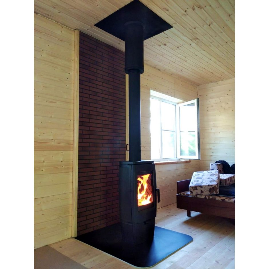 Печь камин Plamen Gala, черная