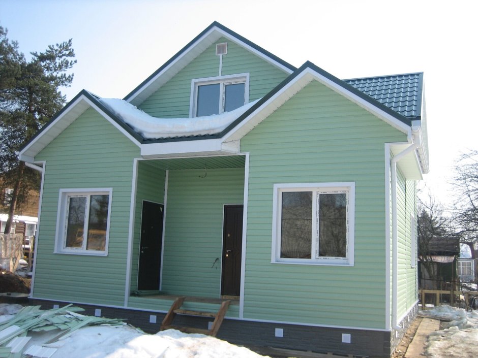 Виниловый сайдинг Канада плюс фисташковый