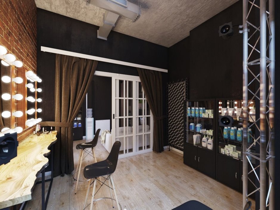 Студия красоты в стиле лофт