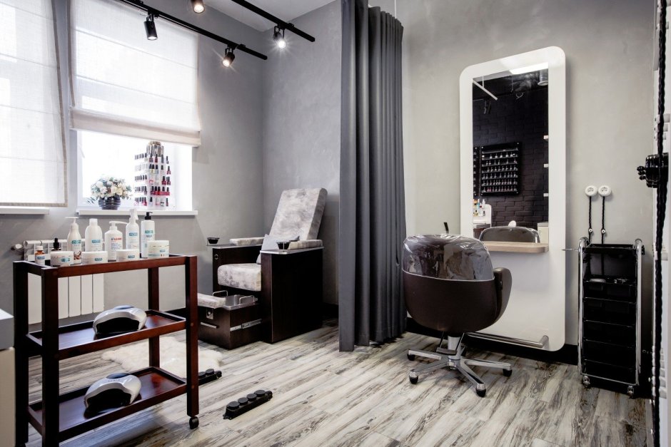 Барбершоп интерьер лофт