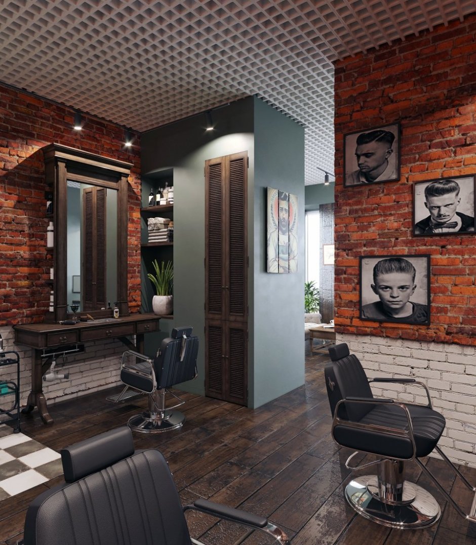 Салон красоты в стиле лофт