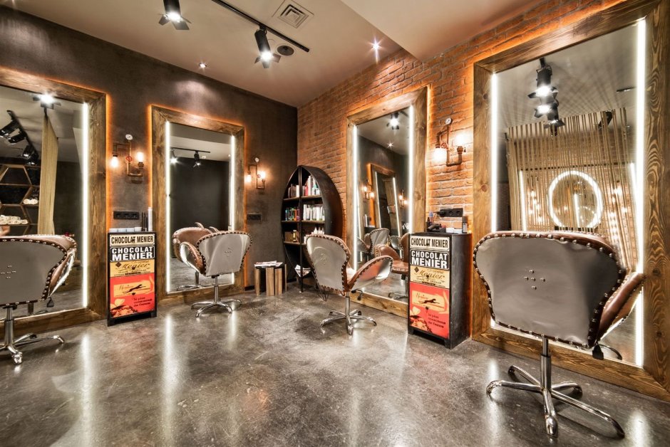 Стиль в интерьере в парикмахерской