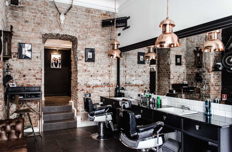Парикмахерская в стиле ретро