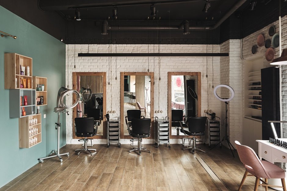 Парикмахерские в стиле лофт