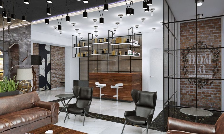 Салон в стиле лофт