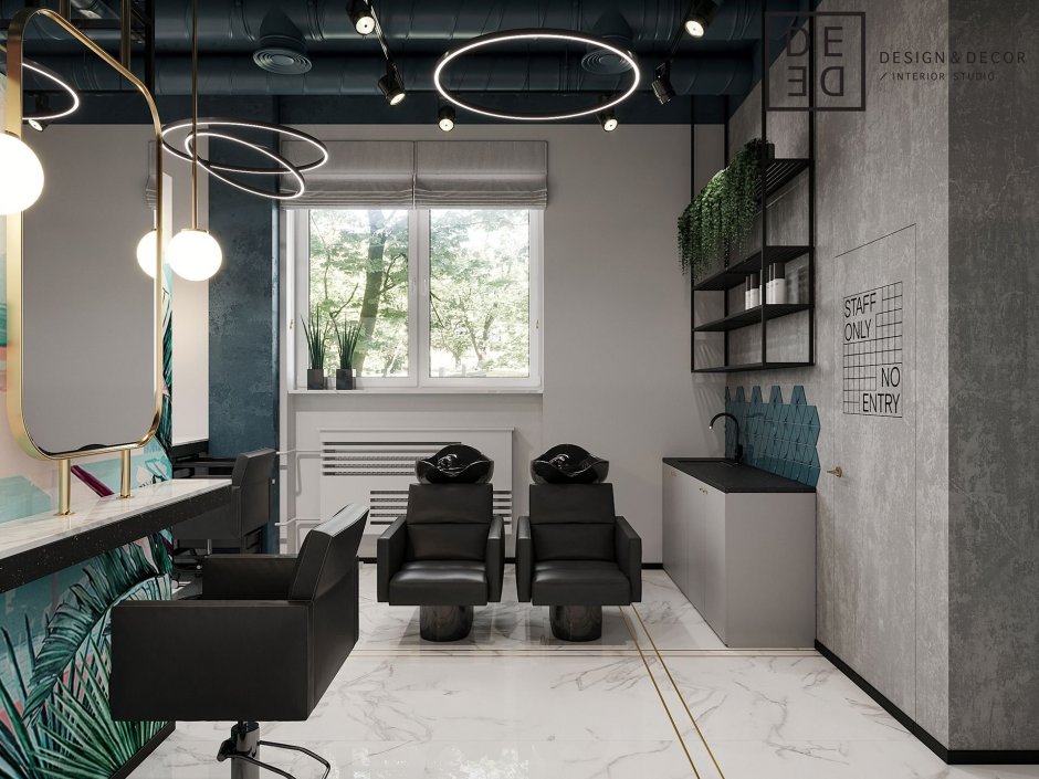 Маникюрная студия в стиле лофт