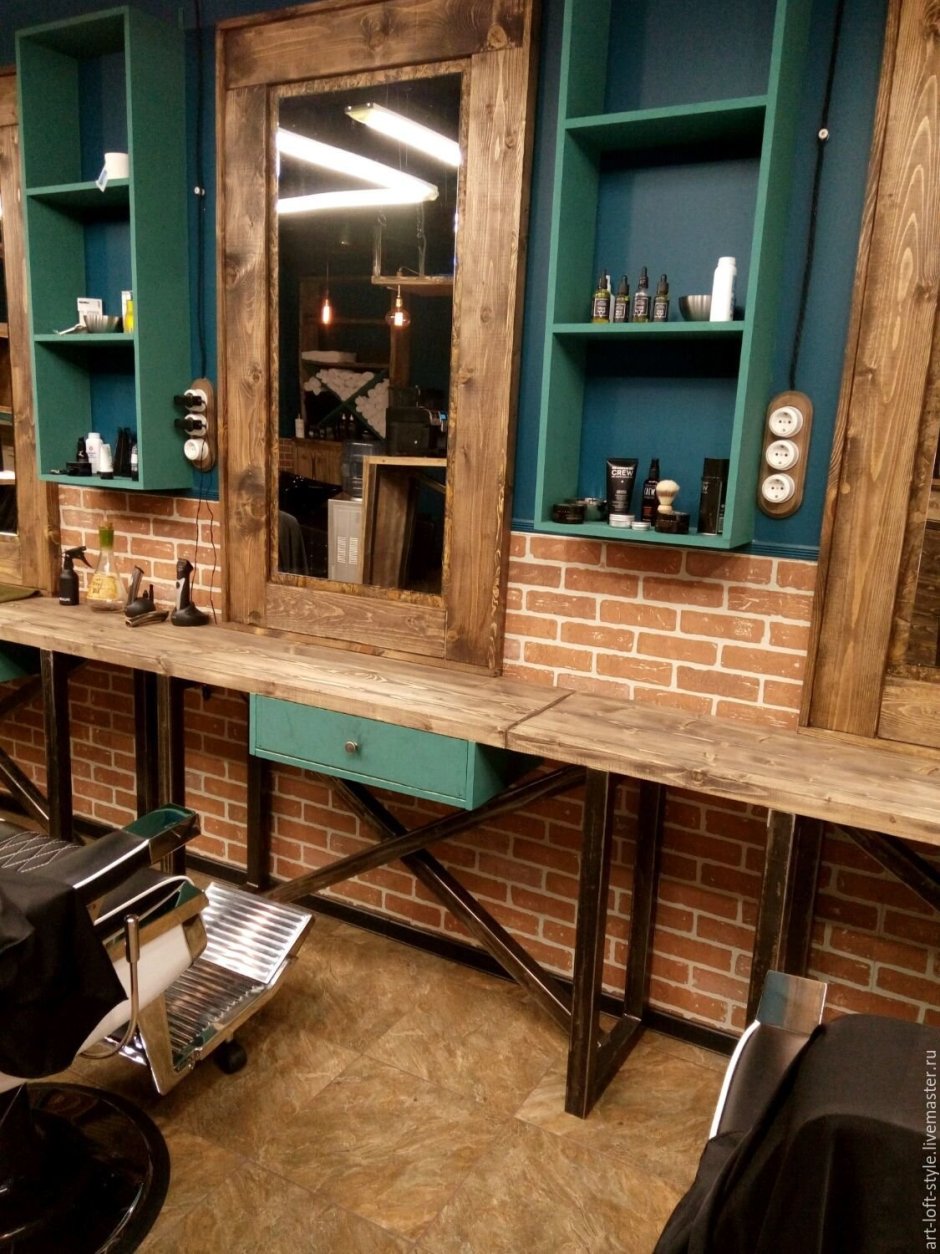 Необычный интерьер парикмахерской