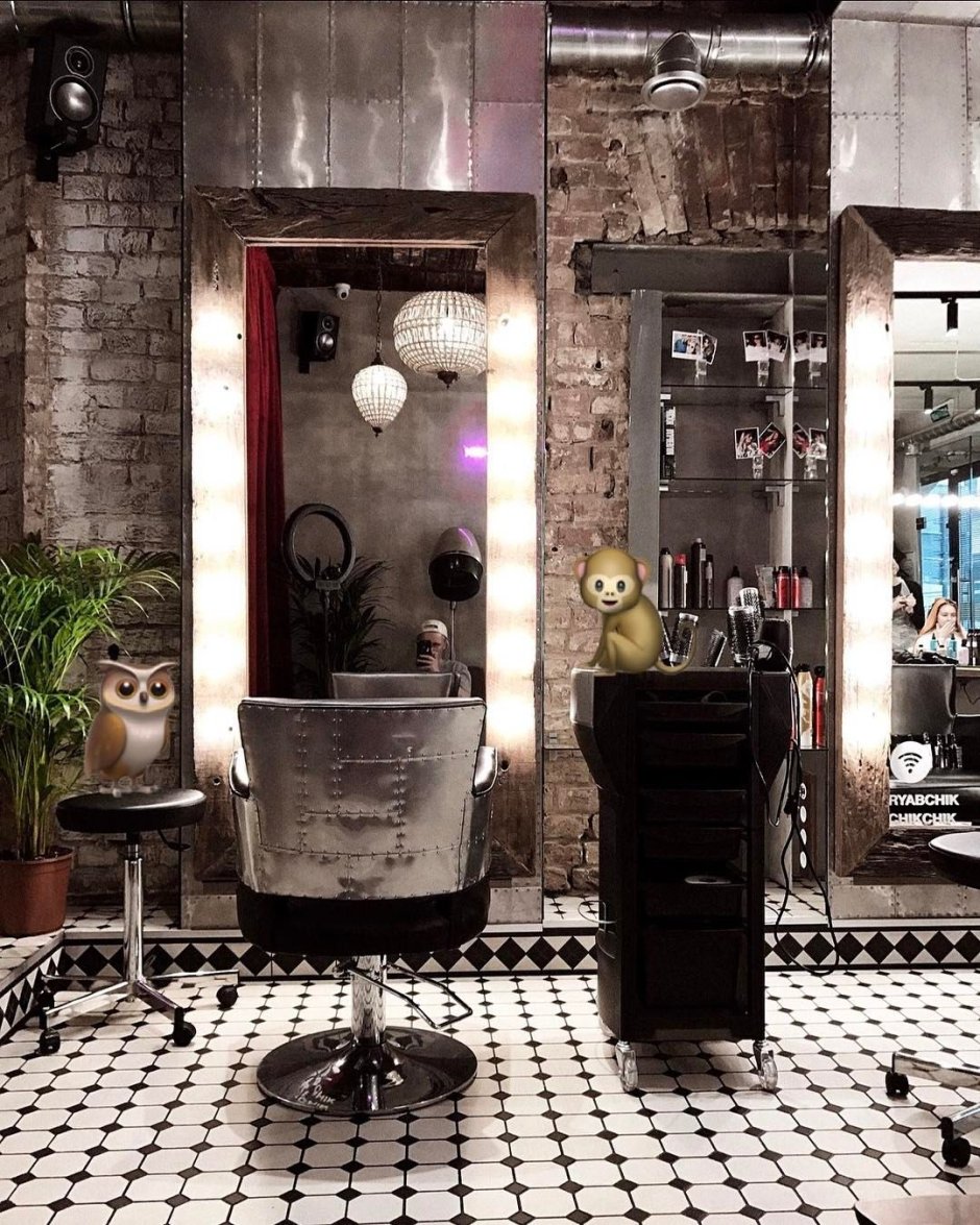 Парикмахерская интерьер