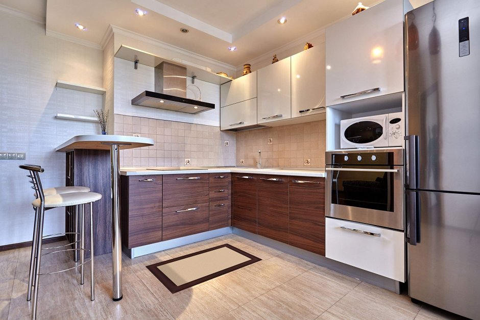 Угловая кухня 10 кв.м