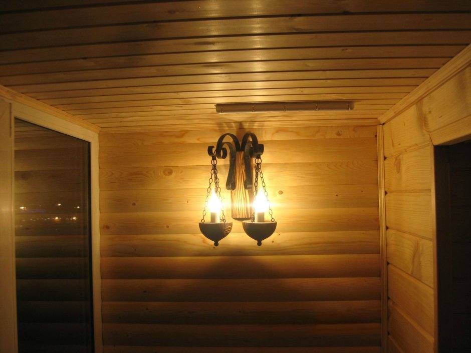 Светильники на вагонку потолок