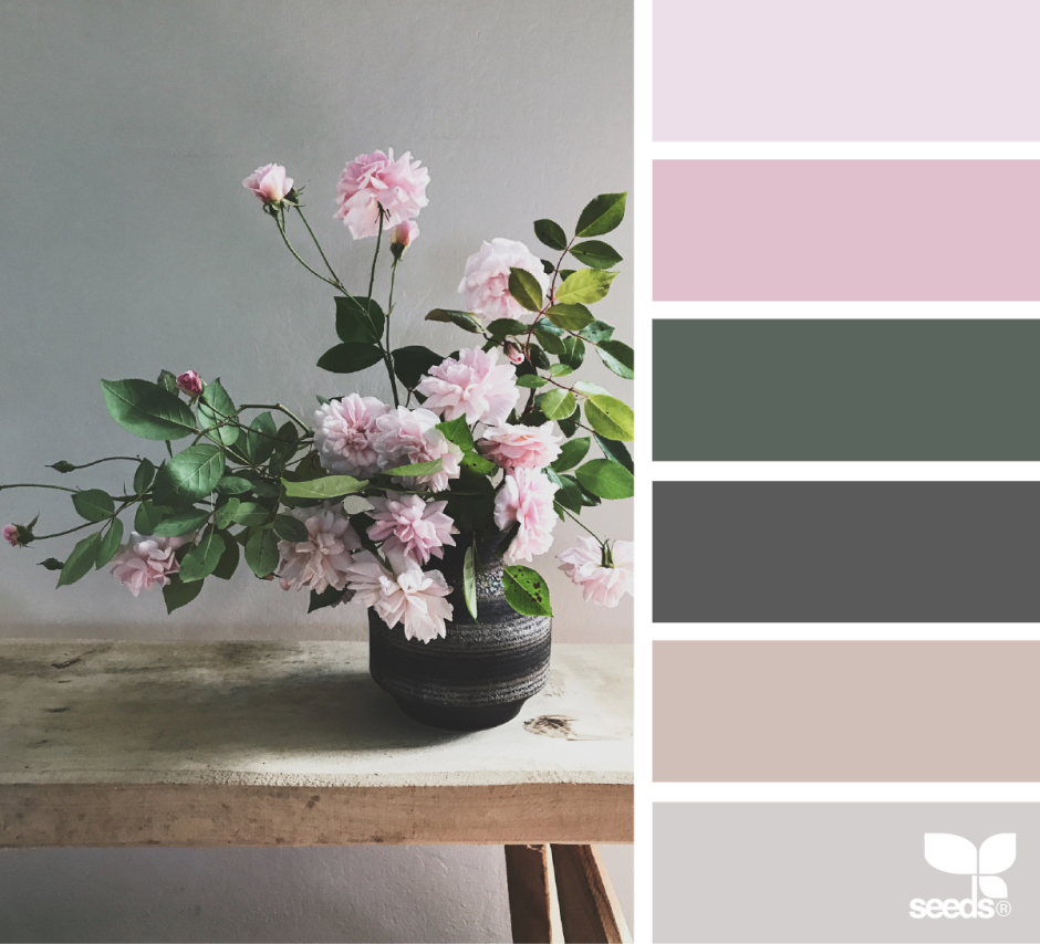 Сочетание цветов серый и сиреневый