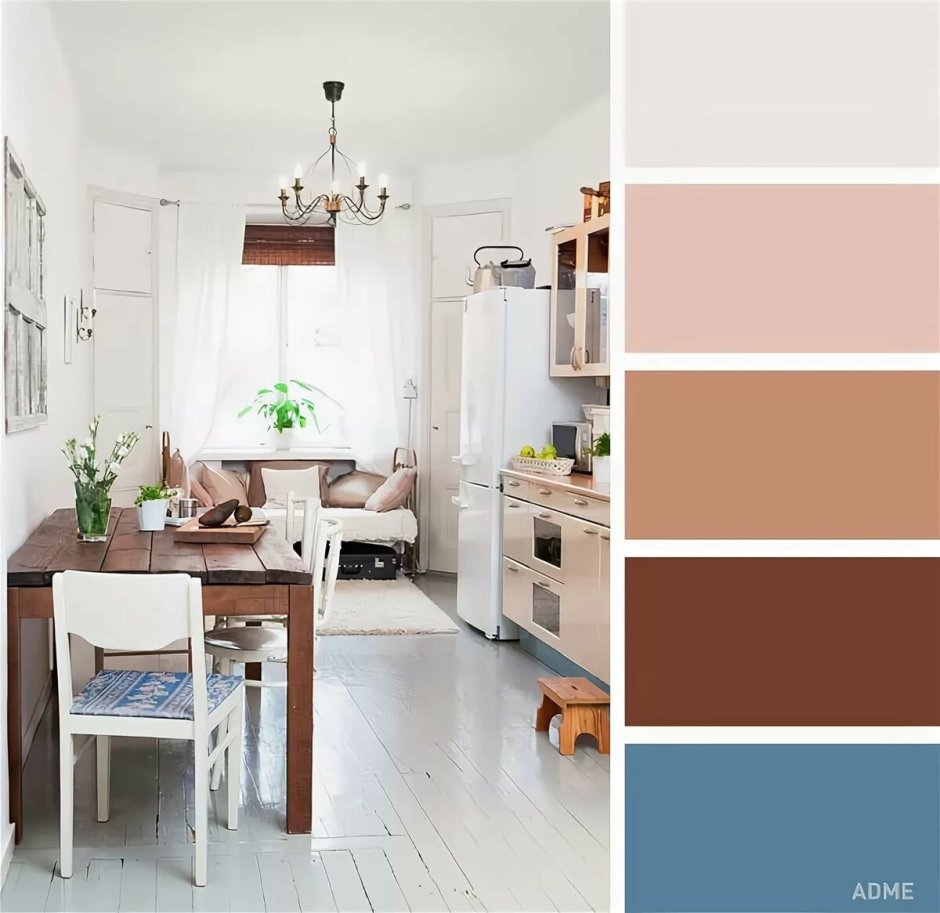 Цветовое сочинение в интерьере