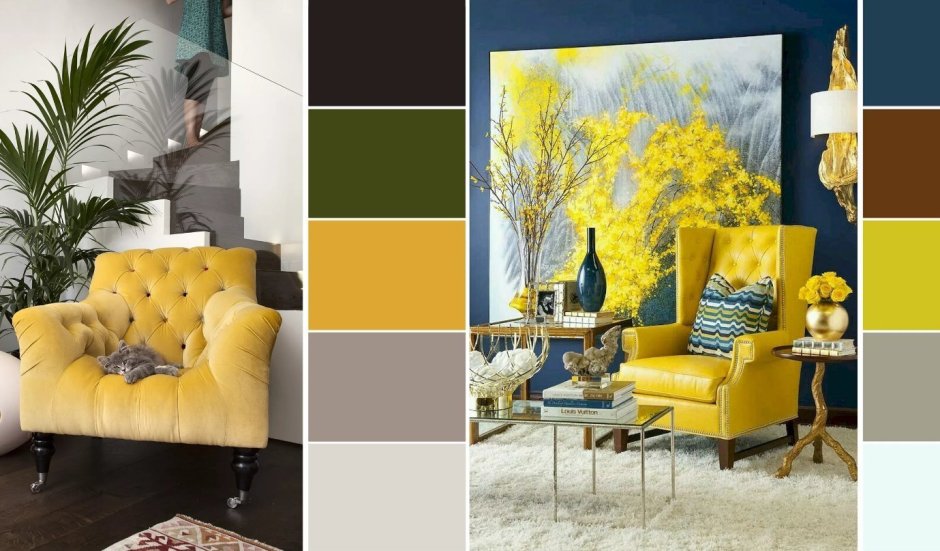 Сочетание цветов в интерьере кухни