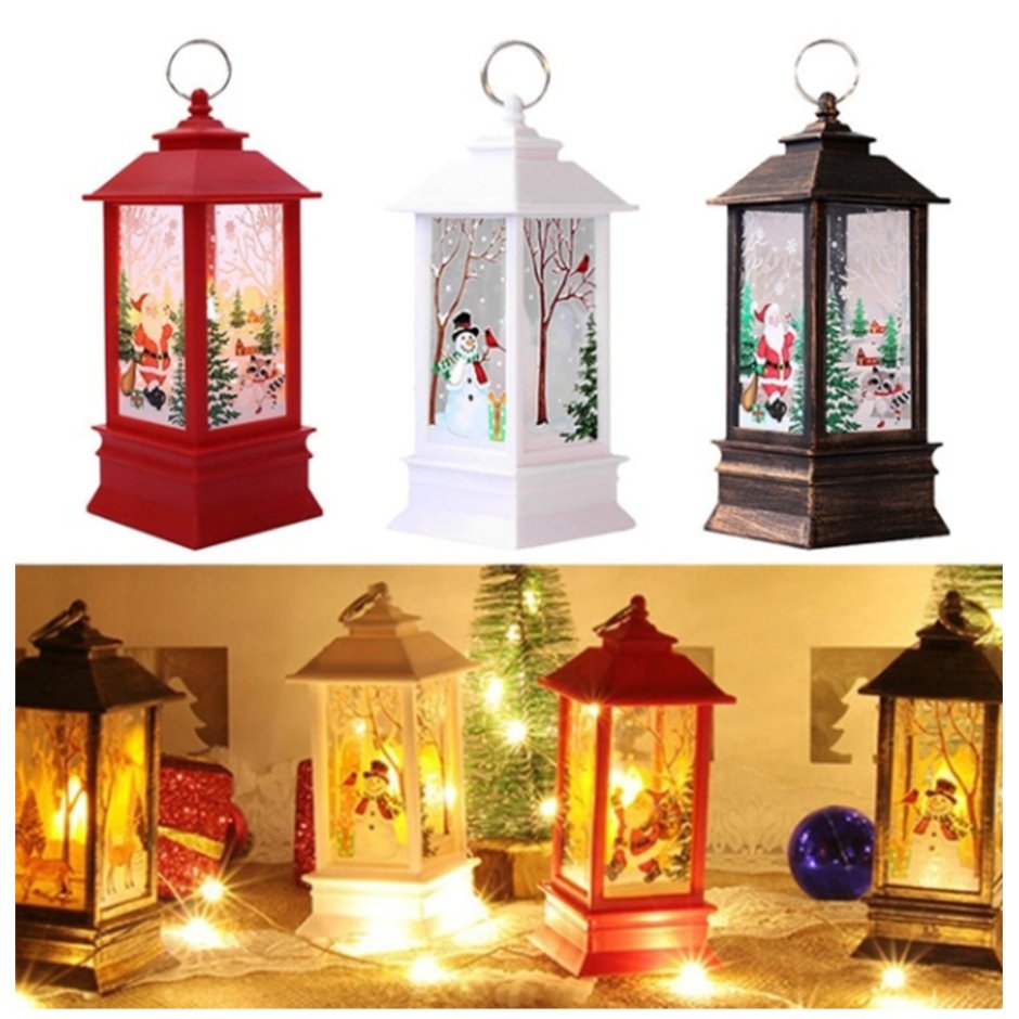Декоративный фонарь «Санта Клаус»