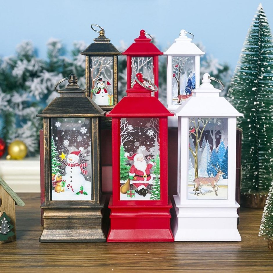 Фонарь декоративный новогодний