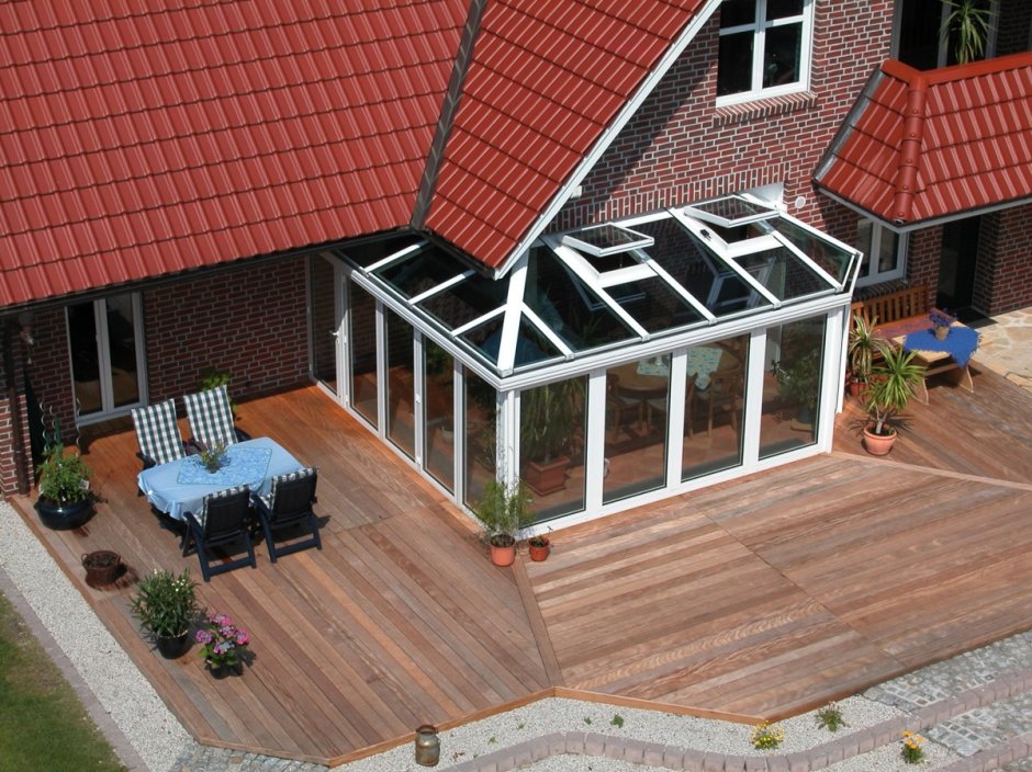 Зимний сад пристроенный к дому