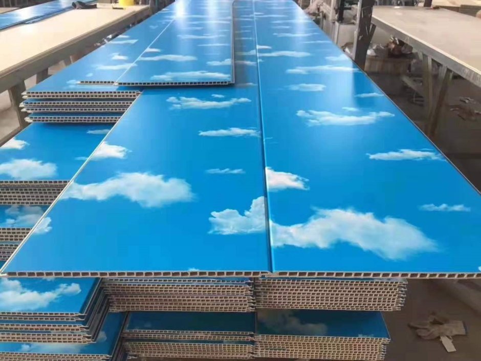 Металлические панели с эффектом воды