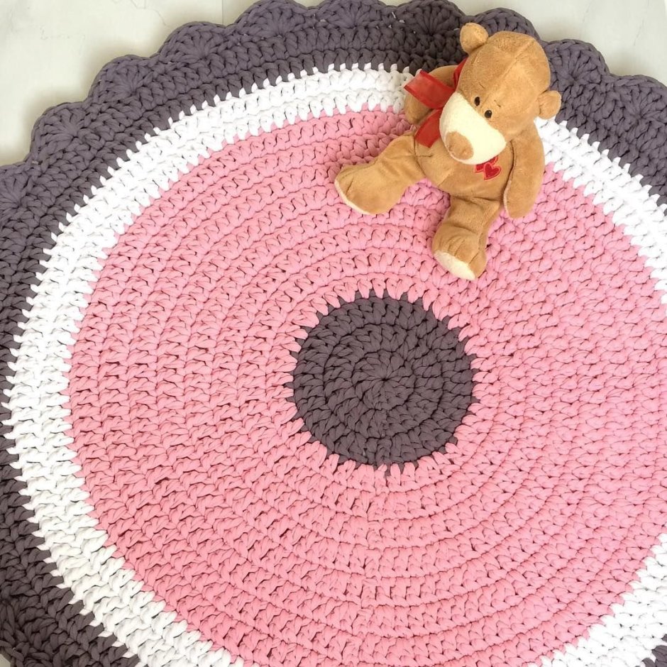 Коврик крючком для детей