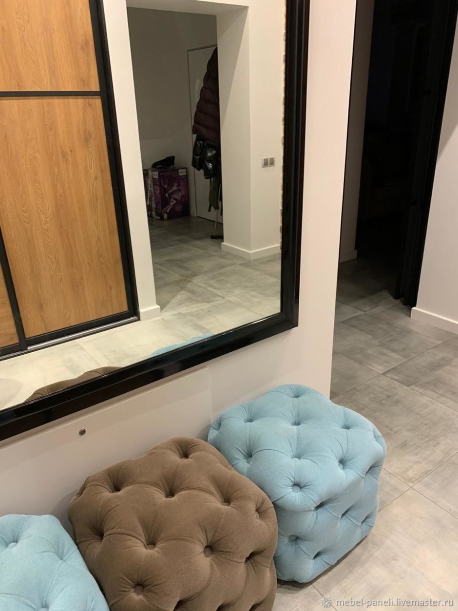 Мягкая скамейка на балкон